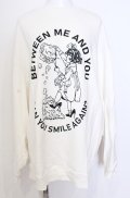 Candy Stripper / BETWEEN ME AND YOU SWEAT ONE-PIECE ワンピース  ホワイト O-25-08-08-033-PU-TO-IG-OS