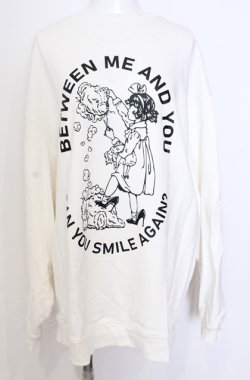 画像1: Candy Stripper / BETWEEN ME AND YOU SWEAT ONE-PIECE ワンピース  ホワイト O-25-08-08-033-PU-TO-IG-OS