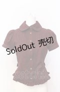 Innocent World / クラシカルローズブラウス s ワイン O-25-08-08-042-IW-BL-IG-OS