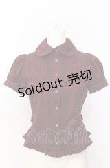 Innocent World / クラシカルローズブラウス s ワイン O-25-08-08-042-IW-BL-IG-OS