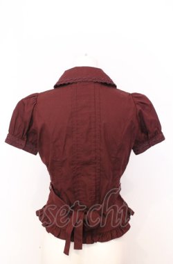 画像3: Innocent World / クラシカルローズブラウス s ワイン O-25-08-08-042-IW-BL-IG-OS