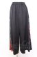 画像1: NieR Clothing / WIDE ZIP PANTS【彼岸花】パンツ  ブラック×レッド O-25-08-08-005-PU-PA-IG-OS (1)