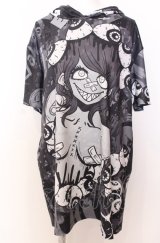 NieR Clothing / 擬人化パーカー  モノクロ O-25-08-08-045-PU-TO-IG-OS