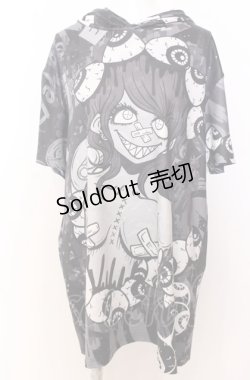 画像1: NieR CLOTHING / 擬人化パーカー  モノクロ O-25-08-08-045-PU-TO-IG-ZT038