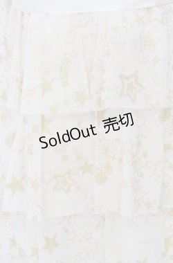 画像2: BATSU / ラメプリントティアードトップス  アイボリー O-25-08-08-049-PU-TO-IG-OS