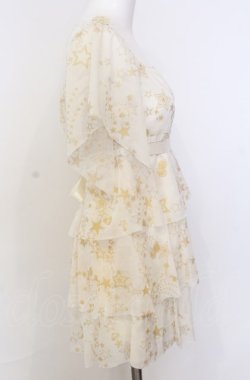 画像3: BATSU / ラメプリントティアードトップス  アイボリー O-25-08-08-049-PU-TO-IG-OS
