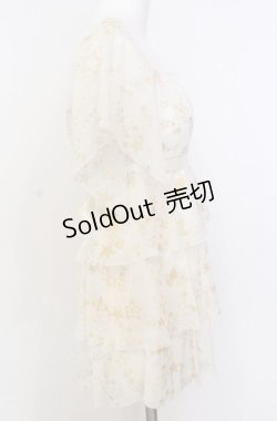 画像3: BATSU / ラメプリントティアードトップス  アイボリー O-25-08-08-049-PU-TO-IG-OS