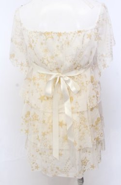 画像4: BATSU / ラメプリントティアードトップス  アイボリー O-25-08-08-049-PU-TO-IG-OS