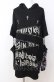 画像1: NieR Clothing / 取り外し可能アームカバー付きHOODIE フーディ  ブラック×マルチ O-25-08-08-052-PU-TO-IG-OS (1)