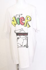 NieR Clothing / プリントTシャツ XL ホワイト cauion O-25-08-08-053-PU-TO-IG-OS