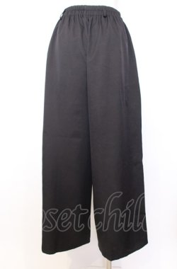 画像4: NieR Clothing / WIDE ZIP PANTS【彼岸花】パンツ  ブラック×レッド O-25-08-08-005-PU-PA-IG-OS