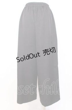 画像4: NieR Clothing / WIDE ZIP PANTS【彼岸花】パンツ  ブラック×レッド O-25-08-08-005-PU-PA-IG-OS