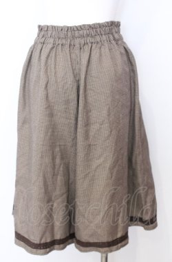 画像3: axes femme / 千鳥格子ハーフパンツ M ブラウン O-25-08-08-001-AX-PA-IG-OS