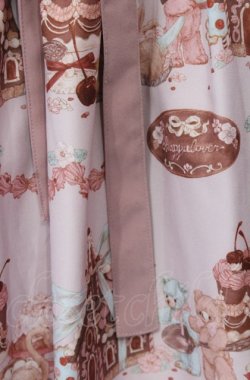 画像3: axes femme kawaii / お菓子の家柄ジャンスカ  ピンク O-25-08-08-011-AX-OP-IG-OS