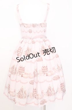 画像4: axes femme kawaii / お菓子の家柄ジャンスカ  ピンク O-25-08-08-011-AX-OP-IG-OS