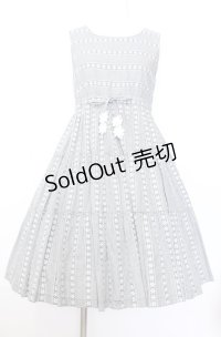 Emily Temple cute / フラワー刺繍切り替えジャンパースカート 160ｃｍ クロ O-25-08-08-013-ET-OP-OW-OS