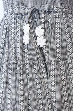 画像2: Emily Temple cute / フラワー刺繍切り替えジャンパースカート 160ｃｍ クロ O-25-08-08-013-ET-OP-OW-OS