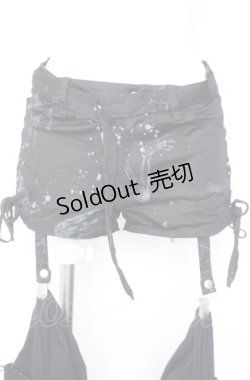 画像2: h.ANARCHY / レッグカバー付きショートパンツ  ブラック O-25-08-08-002-HN-PA-IG-OS