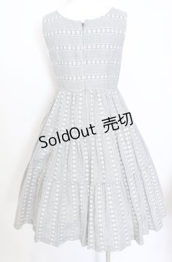画像3: Emily Temple cute / フラワー刺繍切り替えジャンパースカート 160ｃｍ クロ O-25-08-08-013-ET-OP-OW-OS