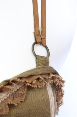 画像3: Ozz Croce / 薔薇刺繍サイド編み上げビスチェワンピース  カーキイエロー O-25-08-08-015-OO-OP-OW-OS