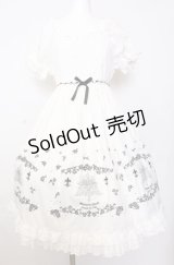 metamorphose / 羽根十字架柄刺繍入り半袖ワンピースセット【ワンピース単品】  シロ O-25-08-08-016-ME-OP-IG-OS