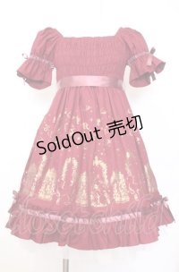 PUTUMAYO / 夜空のお散歩ワンピース M ワイン O-25-08-08-017-PT-OP-IG-OS