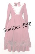 Amavel / Secret Rose Gardenワンピース F ワイン O-25-08-08-018-CA-OP-OW-OS
