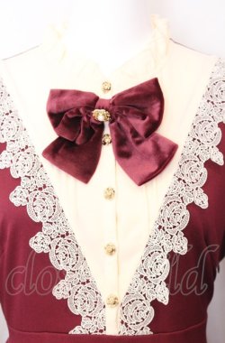 画像2: Amavel / Secret Rose Gardenワンピース F ワイン O-25-08-08-018-CA-OP-OW-OS