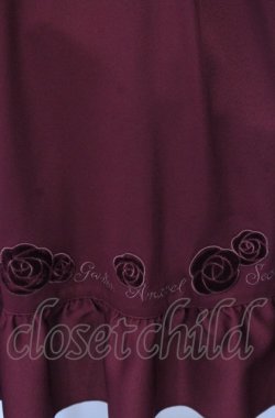 画像3: Amavel / Secret Rose Gardenワンピース F ワイン O-25-08-08-018-CA-OP-OW-OS