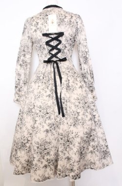 画像3: Victorian maiden / ルイーズクラシカルドールドレス  トワルドロココブラック O-25-08-08-019-CL-OP-OW-OS