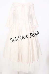 Victorian maiden / ダマスクキャットアントワネットドレス  ピンクベージュ O-25-08-08-020-CL-OP-OW-OS