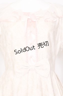 画像2: Victorian maiden / ダマスクキャットアントワネットドレス  ピンクベージュ O-25-08-08-020-CL-OP-OW-OS