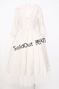 画像5: Victorian maiden / ダマスクキャットアントワネットドレス  ピンクベージュ O-25-08-08-020-CL-OP-OW-OS