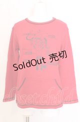 MILK / ガールプリントトレーナー  アカ O-25-08-08-025-ML-TO-IG-ZT484