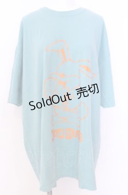 画像1: Candy Stripper / MAD NESS BIG TEE Tシャツ  グリーン O-25-08-08-026-PU-TS-IG-ZT038