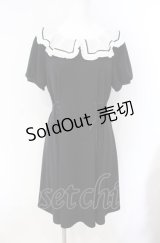 axes femme POETIQUE / レースアップデザインワンピース  クロ O-25-08-09-030-AX-OP-IG-OS