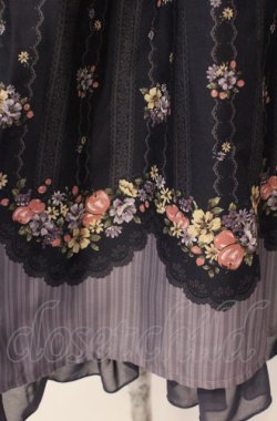 画像2: axes femme POETIQUE / フルーツプリントワンピース  ネイビー O-25-08-09-032-AX-OP-IG-OS