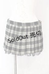 LIZ LISA / チェックプリーツミニスカート【旧タグ】  ブラック×ホワイト O-25-08-09-044-LO-SK-IG-OS