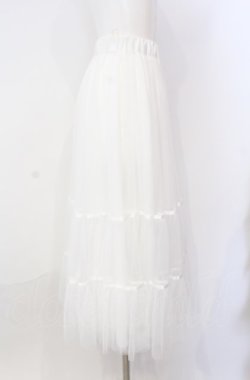 画像2: evelyn / ボリュームチュールスカート  シロ O-25-08-09-046-LO-SK-OW-OS