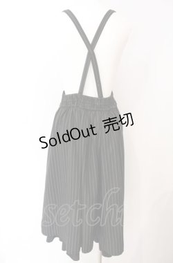 画像3: axes femme / サス付モチーフ刺繍スカート  クロ O-25-08-09-050-AX-SK-IG-OS