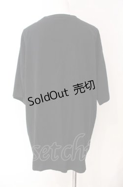 画像2: Rojita / フェイスベアーTシャツ  クロ O-25-08-09-055-LO-TS-IG-OS