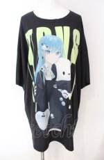 画像1: TRAVAS TOKYO / × ポチャッコ コラボ TEE  ブラック O-25-08-09-056-PU-TO-IG-ZT204 (1)