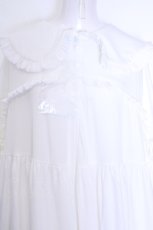 画像2: HEIHEI / フリルトラックドレス  シロ O-25-08-09-1029-PU-OP-IG-ZT093 (2)