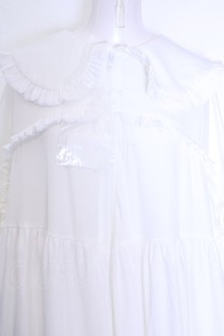 画像2: HEIHEI / フリルトラックドレス  シロ O-25-08-09-1029-PU-OP-IG-OS