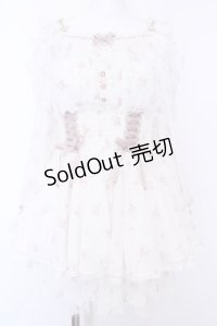 LIZ LISA / オフショルシフォンセットアップ  シロ O-25-08-09-1032-LO-OP-IG-OS
