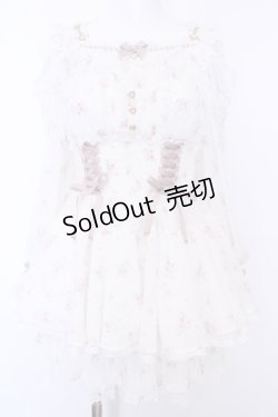 画像1: LIZ LISA / オフショルシフォンセットアップ  シロ O-25-08-09-1032-LO-OP-IG-OS