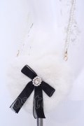 Rojita / 2022 ROJITA福袋 ファーハートポシェット単品  オフ× O-25-08-09-1033-LO-BG-IG-OS