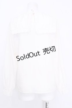 画像3: axes femme POETIQUE / ビッグカラープルブラウス  アイボリー O-25-08-09-1004-AX-BL-IG-OS