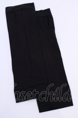 画像3: NieR Clothing / アームカバー  ブラック×レッド O-25-08-09-1036-PU-ZA-IG-OS