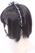 Rojita / ヘッドドレスパールカチューシャ  クロ O-25-08-09-1041-LO-AC-IG-OS